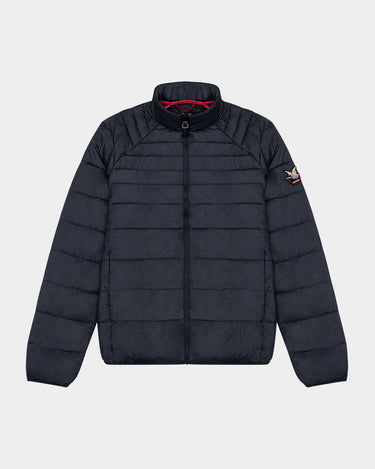 QUILTED WATER RESISTANT TOGS PUFFER IN BLACK