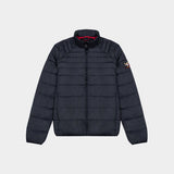 QUILTED WATER RESISTANT TOGS PUFFER IN BLACK