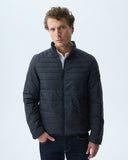 QUILTED WATER RESISTANT TOGS PUFFER IN BLACK