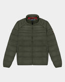 QUILTED WATER RESISTANT TOGS PUFFER IN GREEN