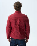 QUILTED WATER RESISTANT TOGS PUFFER IN RED