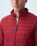 QUILTED WATER RESISTANT TOGS PUFFER IN RED