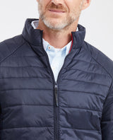 Mens Packable Quilted Jacket Water-Resistant in Polyamide - Blue 63_620G000_AZU194011_4