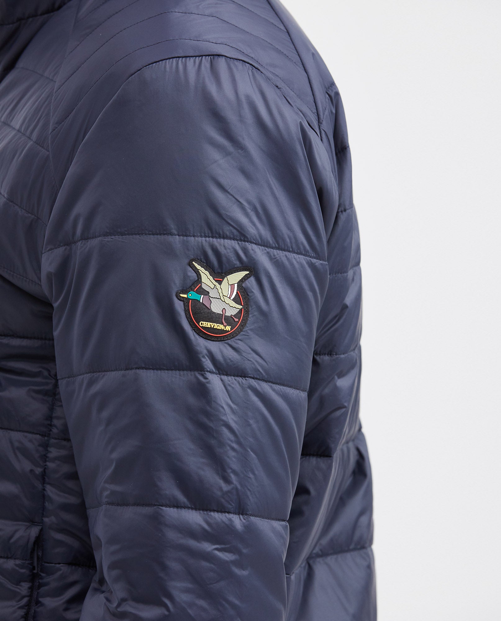 Mens Packable Quilted Jacket Water-Resistant in Polyamide - Blue 63_620G000_AZU194011_6