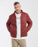 Mens Packable Quilted Jacket Water-Resistant in Polyamide - Brown 63_620G000_CAF191331_0