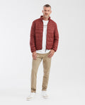 Mens Packable Quilted Jacket Water-Resistant in Polyamide - Brown 63_620G000_CAF191331_3