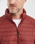 Mens Packable Quilted Jacket Water-Resistant in Polyamide - Brown 63_620G000_CAF191331_4