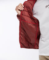 Mens Packable Quilted Jacket Water-Resistant in Polyamide - Brown 63_620G000_CAF191331_6