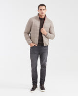 Mens Packable Quilted Jacket Water-Resistant in Polyamide - Gray 63_620G000_GRI171212_3