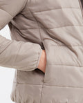 Mens Packable Quilted Jacket Water-Resistant in Polyamide - Gray 63_620G000_GRI171212_5