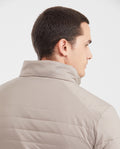 Mens Packable Quilted Jacket Water-Resistant in Polyamide - Gray 63_620G000_GRI171212_8
