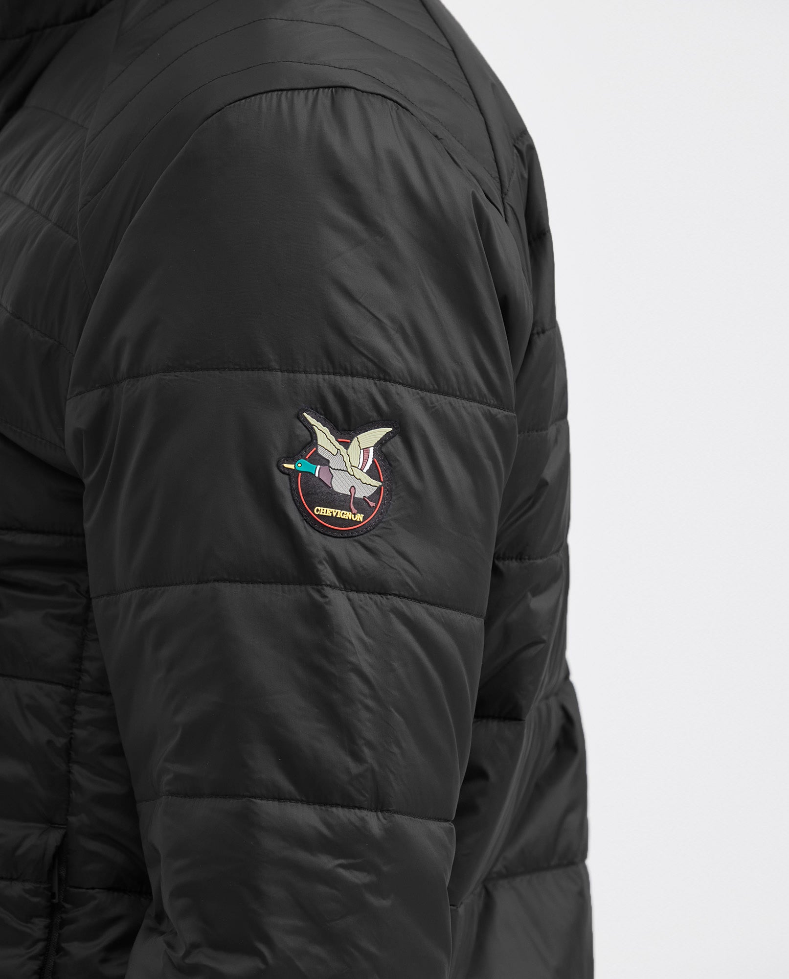 Mens Packable Quilted Jacket Water-Resistant in Polyamide - Black 63_620G000_NEG190303_6