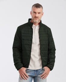 Mens Packable Quilted Jacket Water-Resistant in Polyamide - Green 63_620G000_VER190509_0