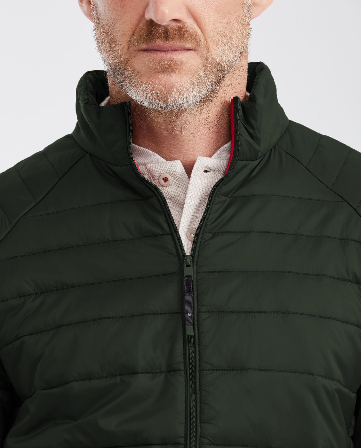 Mens Packable Quilted Jacket Water-Resistant in Polyamide - Green 63_620G000_VER190509_4
