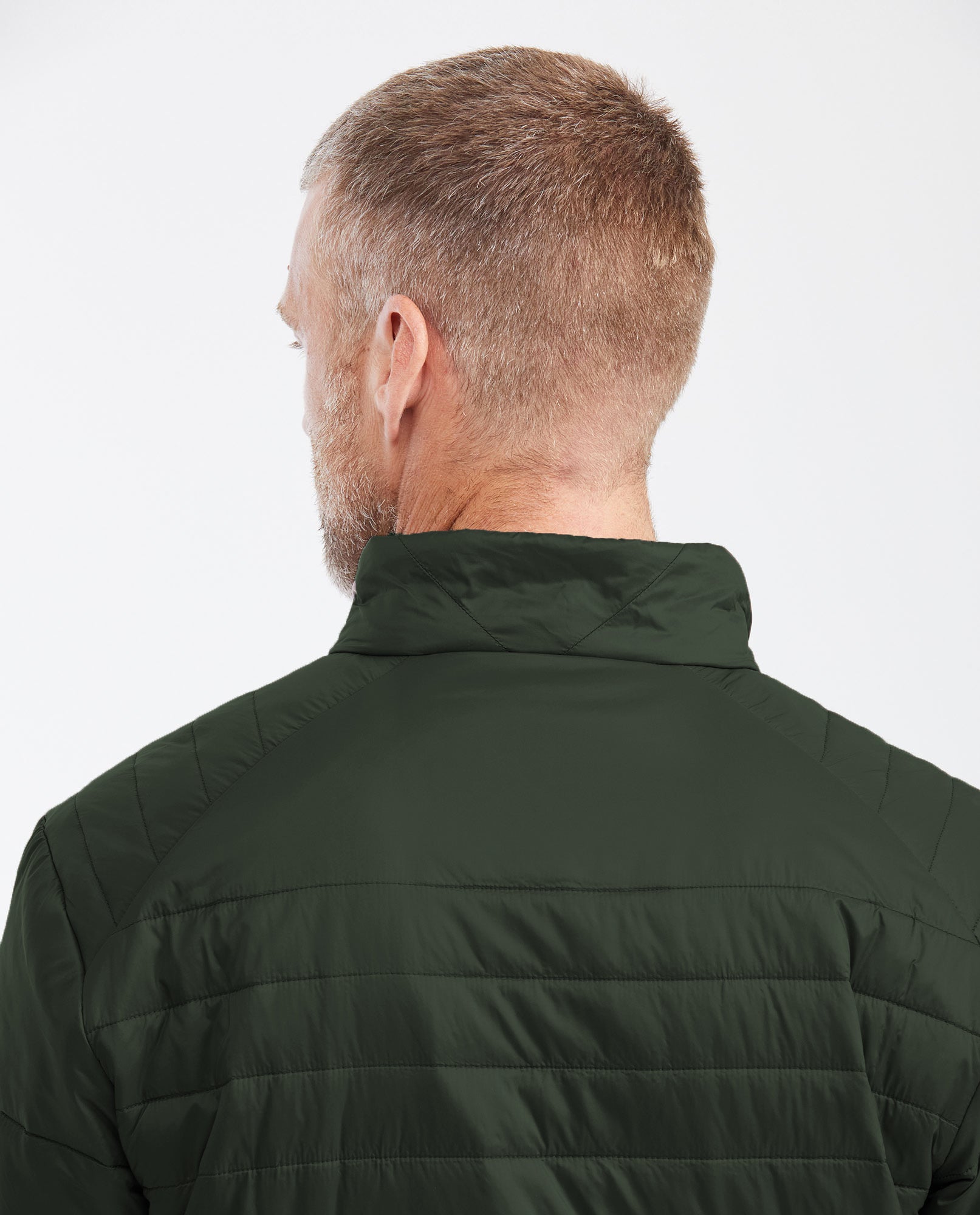 Mens Packable Quilted Jacket Water-Resistant in Polyamide - Green 63_620G000_VER190509_8