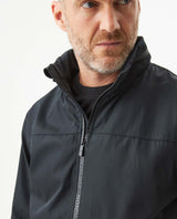Mens High Collar Hidden Hood Jacket - Black 63_620H001_NEG194007_5