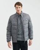 QUILTED WATER RESISTANT TOGS PUFFER IN GRAY