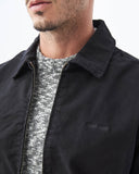 VESTE BLOUSON ZIPPÉE NOIRE