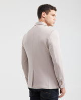 Men's Knit Fabric Blazer with Functional Pockets - Beige 621G001 - 4