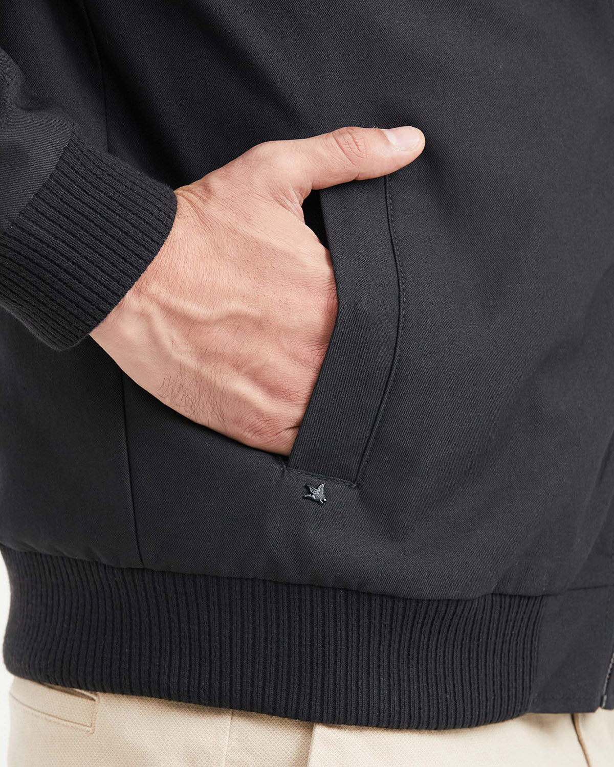DOUBLE NECK AVIATOR JACKET
