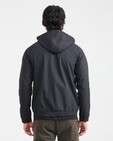 Men's Windbreaker Jacket with Hood - Black 621G008 - 4