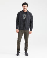 Men's Windbreaker Jacket with Hood - Black 621G008 - 6