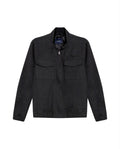 Mens Bomber Jacket High Collar Cloth Cotton Elastane Utilitarian Set Printed Duck Lining - Black 63_621H001_NEG194004_3