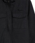 Mens Bomber Jacket High Collar Cloth Cotton Elastane Utilitarian Set Printed Duck Lining - Black 63_621H001_NEG194004_8