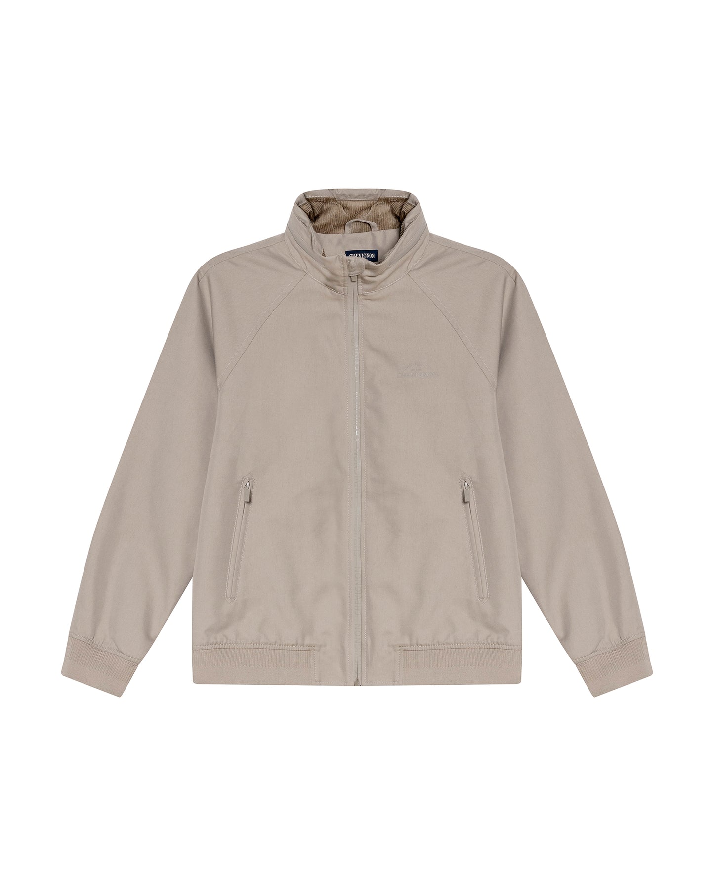 Mens Jacket High Collar Foldable Hood Cotton Polyamide Polyester - Gray 63_621H002_GRI161107_3