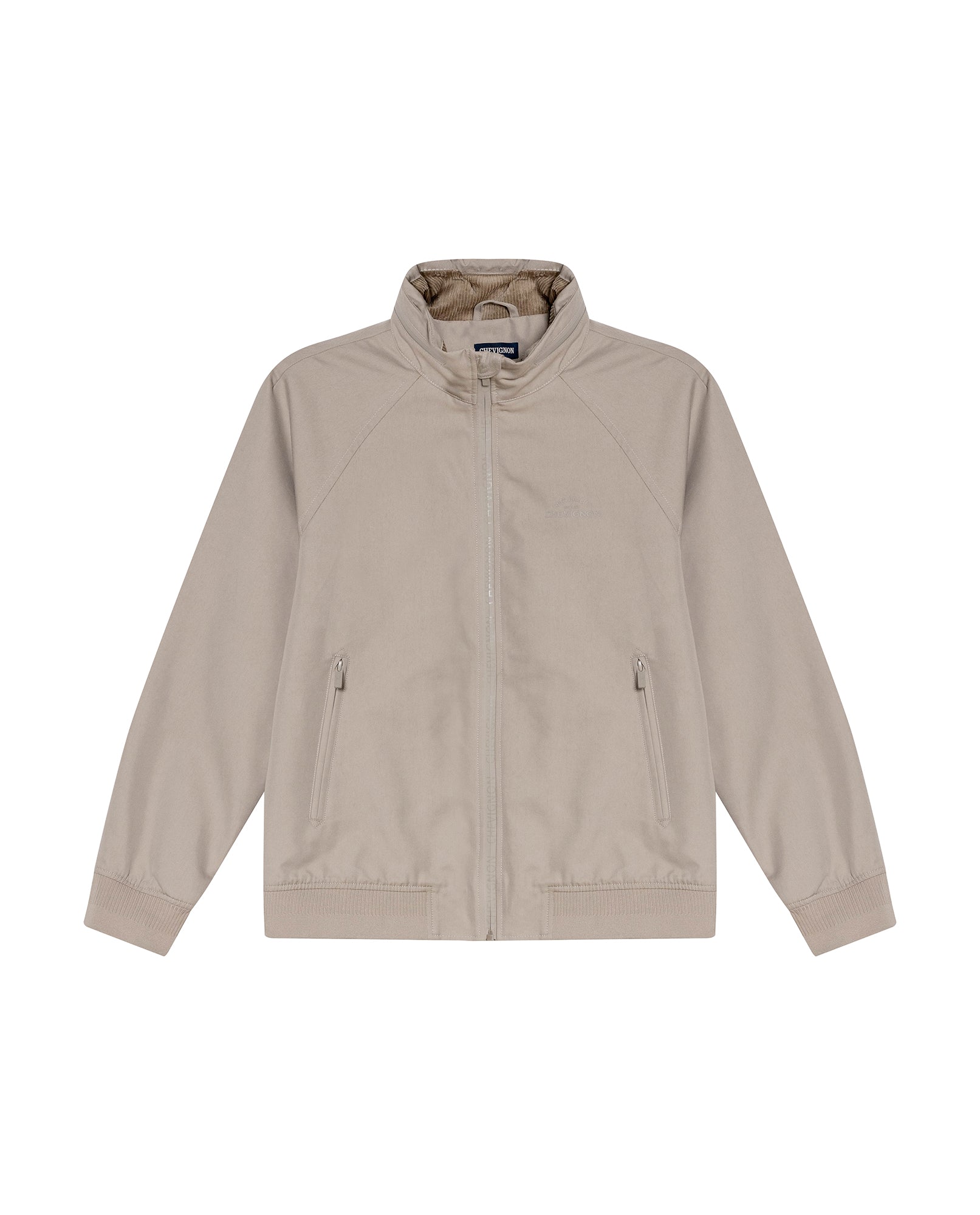 Mens Jacket High Collar Foldable Hood Cotton Polyamide Polyester - Gray 63_621H002_GRI161107_3