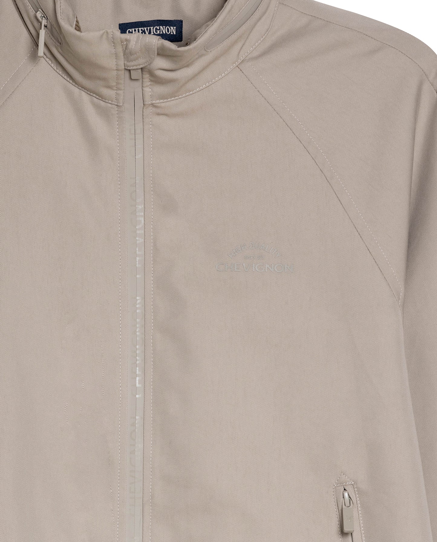 Mens Jacket High Collar Foldable Hood Cotton Polyamide Polyester - Gray 63_621H002_GRI161107_8