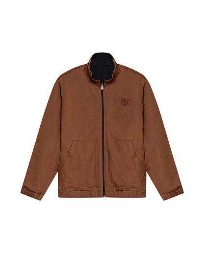 Mens Jacket Reversible High Collar Windbreaker Cotton Polyester - Black 63_621H003_NEG194004_3