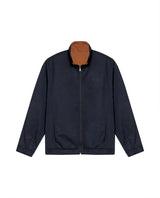 Mens Jacket Reversible High Collar Windbreaker Cotton Polyester - Black 63_621H003_NEG194004_8