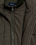 Mens Jacket Lightweight Mixed Base Polyester Knit Sleeves - Green 63_621H006_VER190511_7