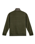 Mens Jacket Lightweight Mixed Base Polyester Knit Sleeves - Green 63_621H006_VER190511_8