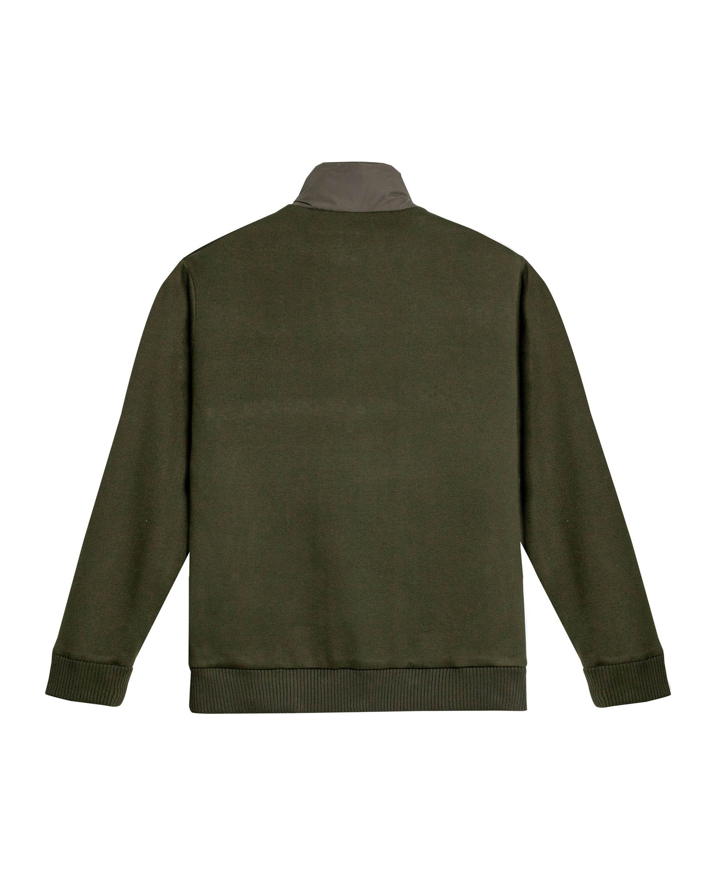Mens Jacket Lightweight Mixed Base Polyester Knit Sleeves - Green 63_621H006_VER190511_8