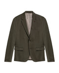 Mens Blazer Knitwear Cotton Polyester Honeycomb Effect Duck Pin - Green 63_621H007_VER190414_3