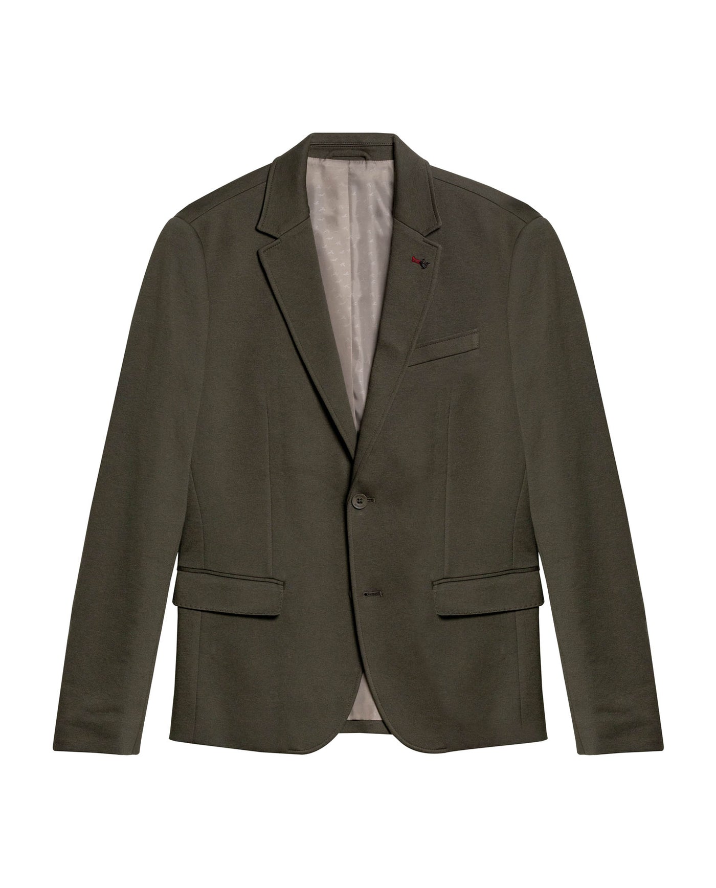 Mens Blazer Knitwear Cotton Polyester Honeycomb Effect Duck Pin - Green 63_621H007_VER190414_3