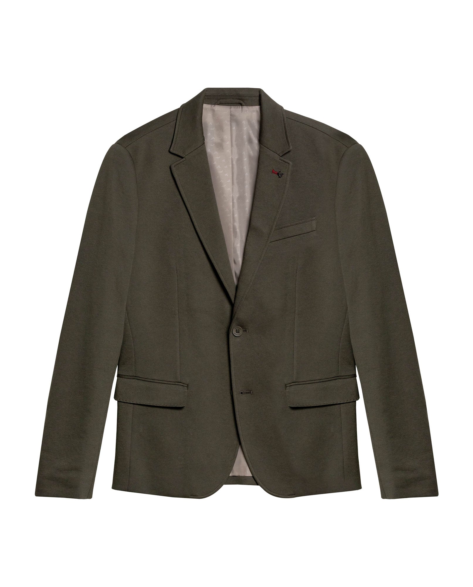 Mens Blazer Knitwear Cotton Polyester Honeycomb Effect Duck Pin - Green 63_621H007_VER190414_3