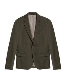 Mens Blazer Knitwear Cotton Polyester Honeycomb Effect Duck Pin - Green 63_621H007_VER190414_3