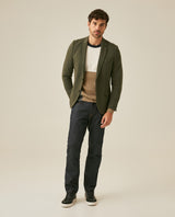Mens Blazer Knitwear Cotton Polyester Honeycomb Effect Duck Pin - Green 63_621H007_VER190414_4