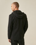Mens Blazer Removable Hood Polyester Cotton Elastane Removable Internal Piece - Black 63_621H050_NEG194007_6