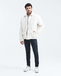 Men's Aviator Jacket Removable Sherpa Collar Diamond Quilted Lining 622E003 - 2