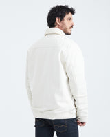 Men's Aviator Jacket Removable Sherpa Collar Diamond Quilted Lining 622E003 - 4