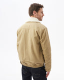 SHERPA NECK JACKET IN BEIGE