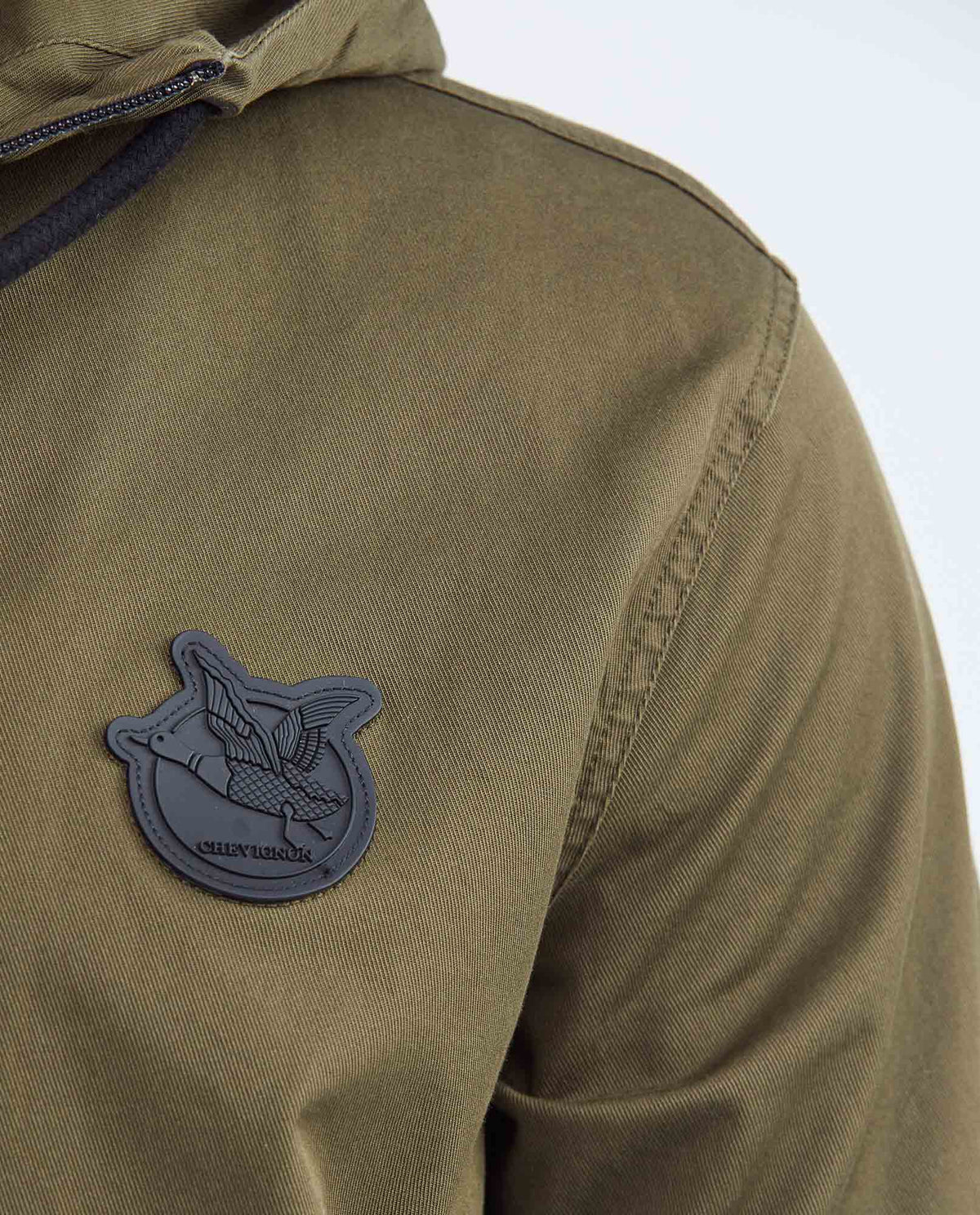 Men's Utility Jacket Semi-Waterproof Cotton Stretch PVC Appliqué 622F003 - 4