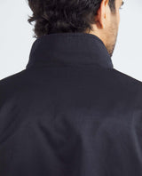Men's Reversible Double-Face Jacket Stowable Hood Ribbed Details - 2