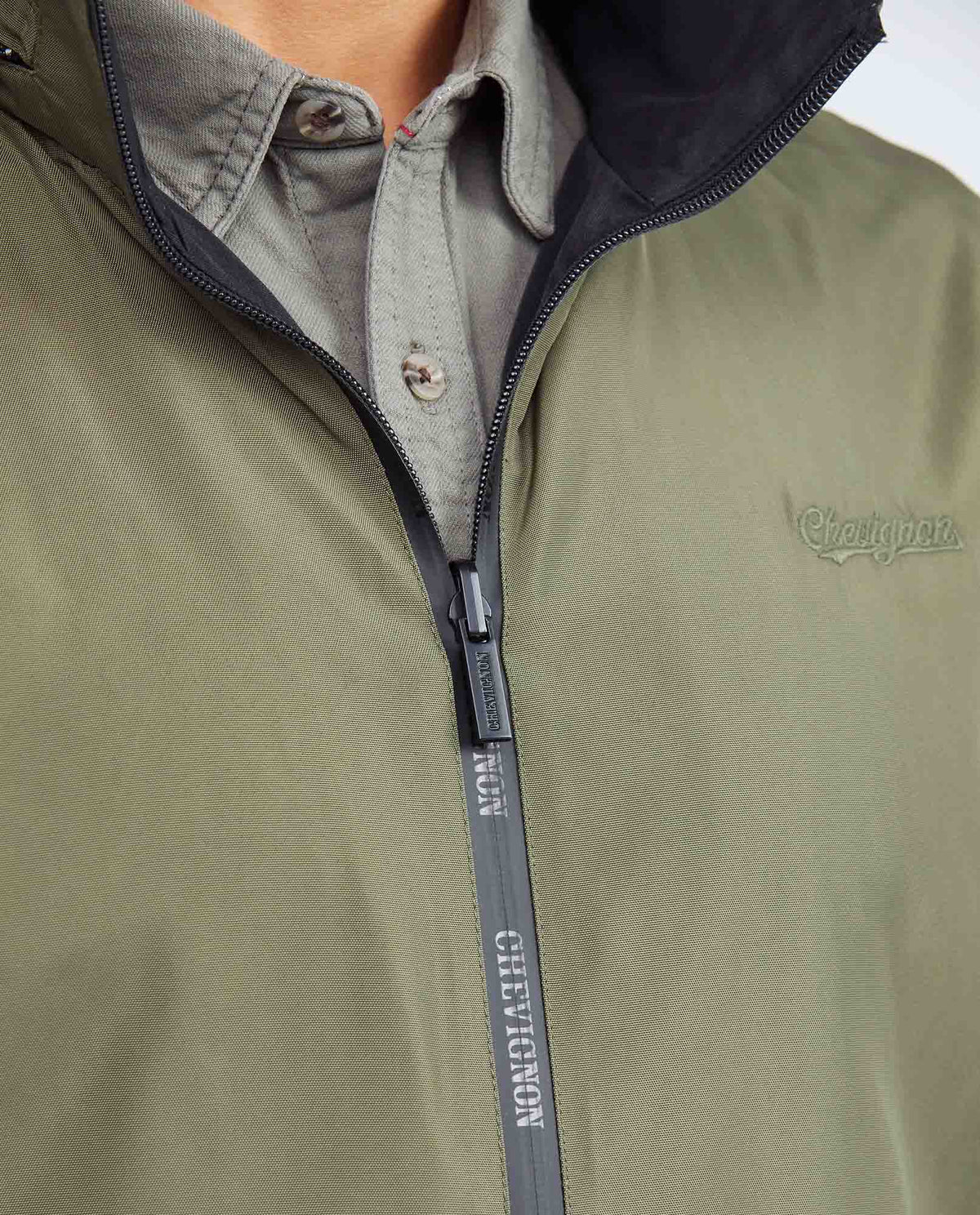 Men's Reversible Double-Face Jacket Stowable Hood Ribbed Details - 4