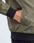 Men's Reversible Double-Face Jacket Stowable Hood Ribbed Details - 6