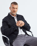 Men's Regular Fit-Jackets - Black - 2